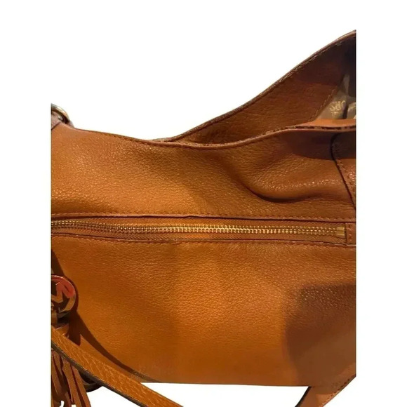 Michael Kors Large Carmel Brown Adjustable Shoulder or Cross Body Hobo Bag - Picture 7 of 7